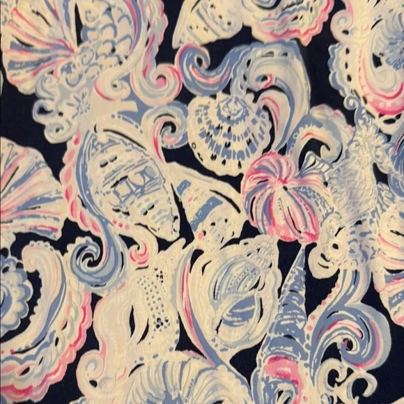 Lilly Pulitzer Pink and Blue Mini A-Line dress 👗 with Cut Out - Picture 3 of 5